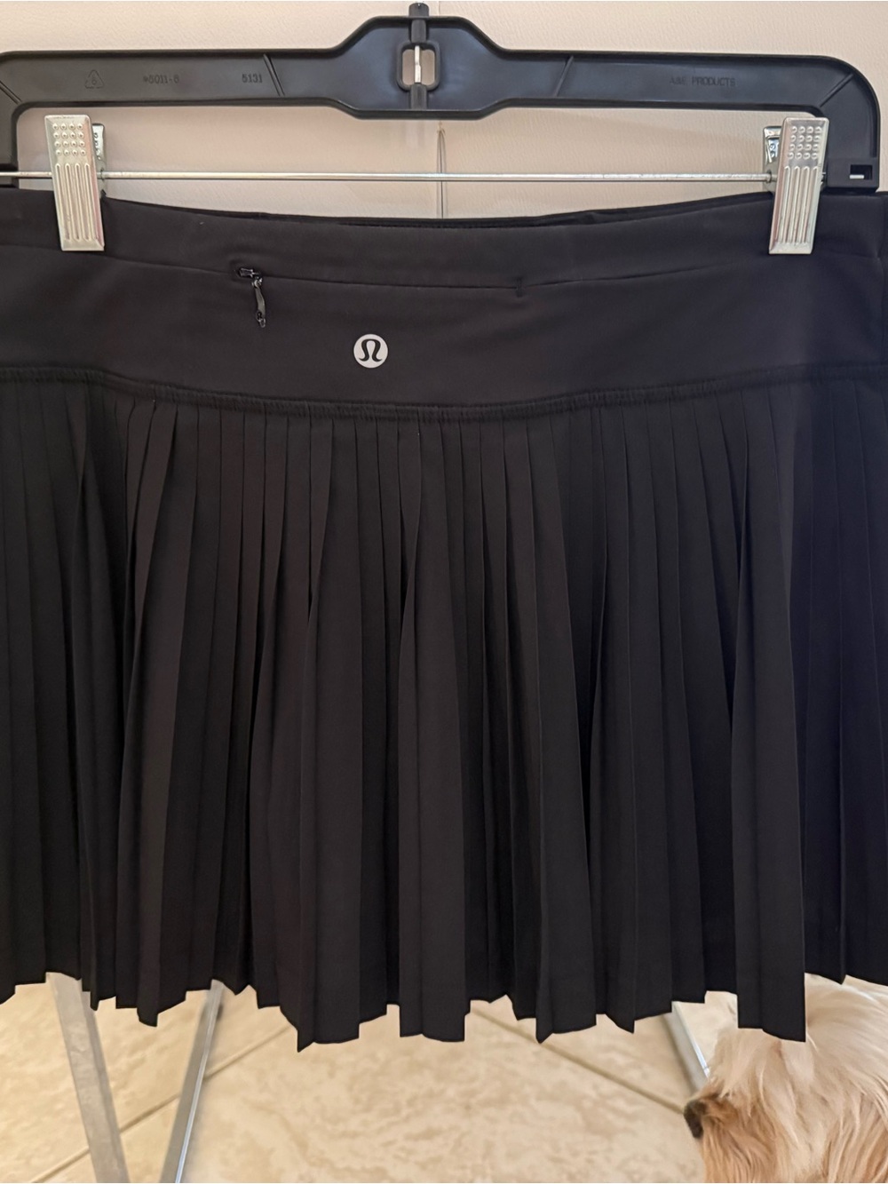 lululemon athletica Black Pleated Circle Skirt